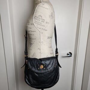 Vintage MJ Leather Crossbody Purse